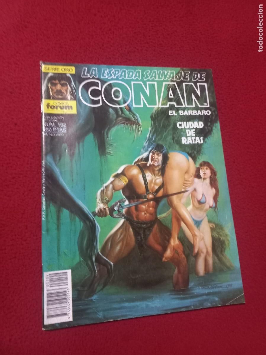 C&oacute;mics: LA ESPADA SALVAJE DE CONAN 102 - REVISTA . - Foto 1