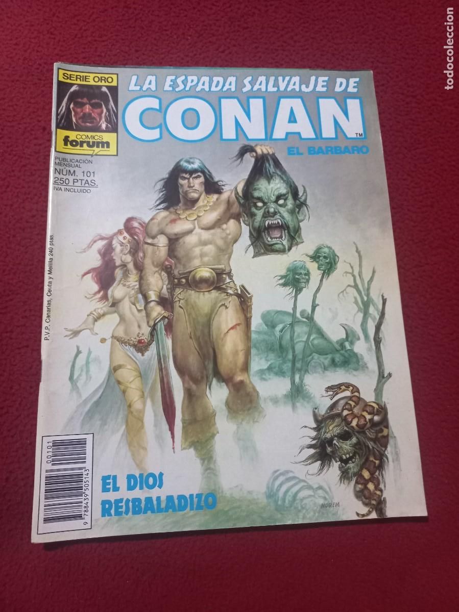 C&oacute;mics: LA ESPADA SALVAJE DE CONAN 101 - REVISTA .
