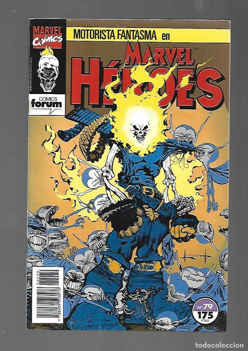 C&oacute;mics: Marvel H&eacute;roes 79: Motorista Fantasma y Dr. Extra&ntilde;o, 1993, Forum, muy buen estado