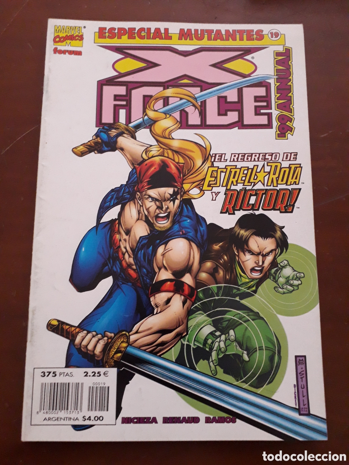 C&oacute;mics: ESPECIAL MUTANTES N&Uacute;MERO 19. X-FORCE ANNUAL 99