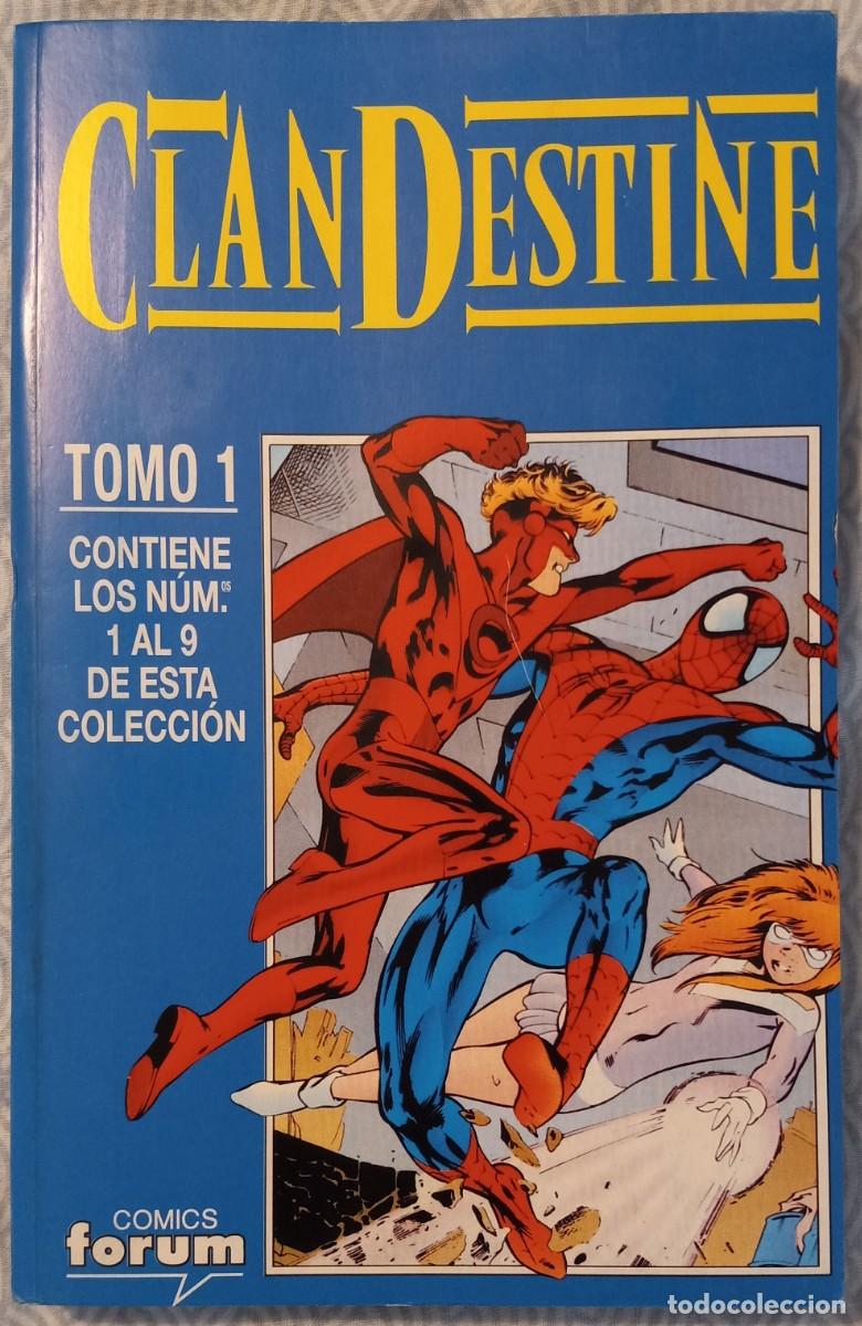 C&oacute;mics: CLANDESTINE #1-9, de ALAN DAVIS (F&oacute;rum) SERIE COMPLETA EN RETAPADO