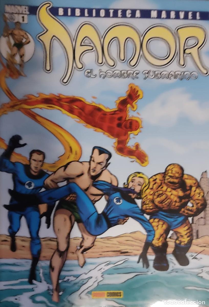 C&oacute;mics: Namor, biblioteca marvel 15 LIBROS
