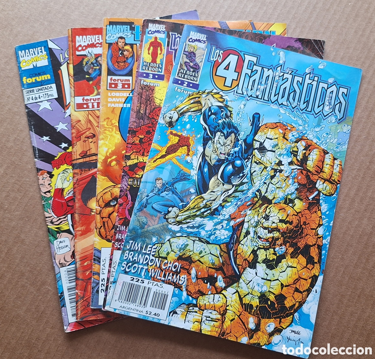 C&oacute;mics: Lote 3 C&oacute;mics Los 4 Fant&aacute;sticos Forum + Thor + Invasores