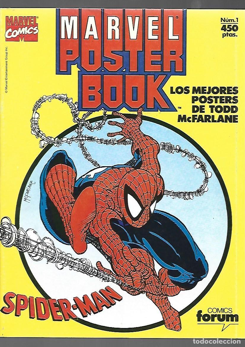 C&oacute;mics: Marvel poster book, Spiderman, 1, 1991, Forum, muy buen estado.