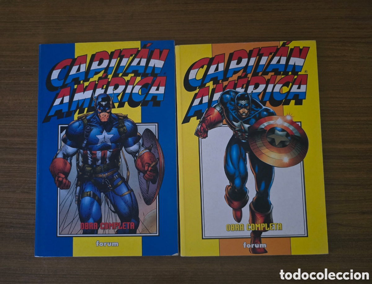 C&oacute;mics: CAPITAN AMERICA,OBRA COMPLETA,TOMO 1 Y 2,(FORUM) - Foto 1