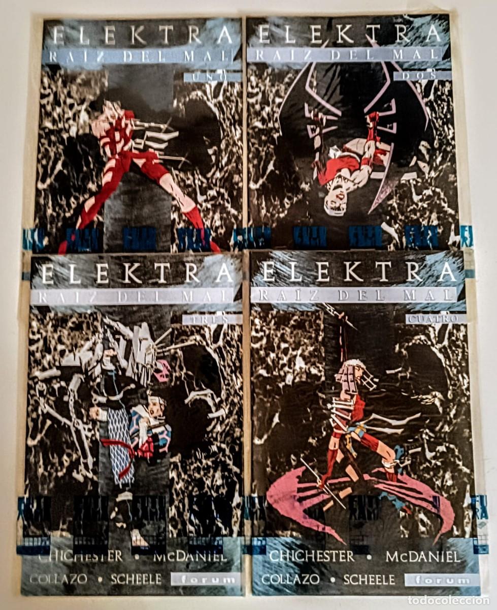 C&oacute;mics: Miniserie Completa Elektra Ra&iacute;z del Mal (1 al 4) Forum 1995 MINT