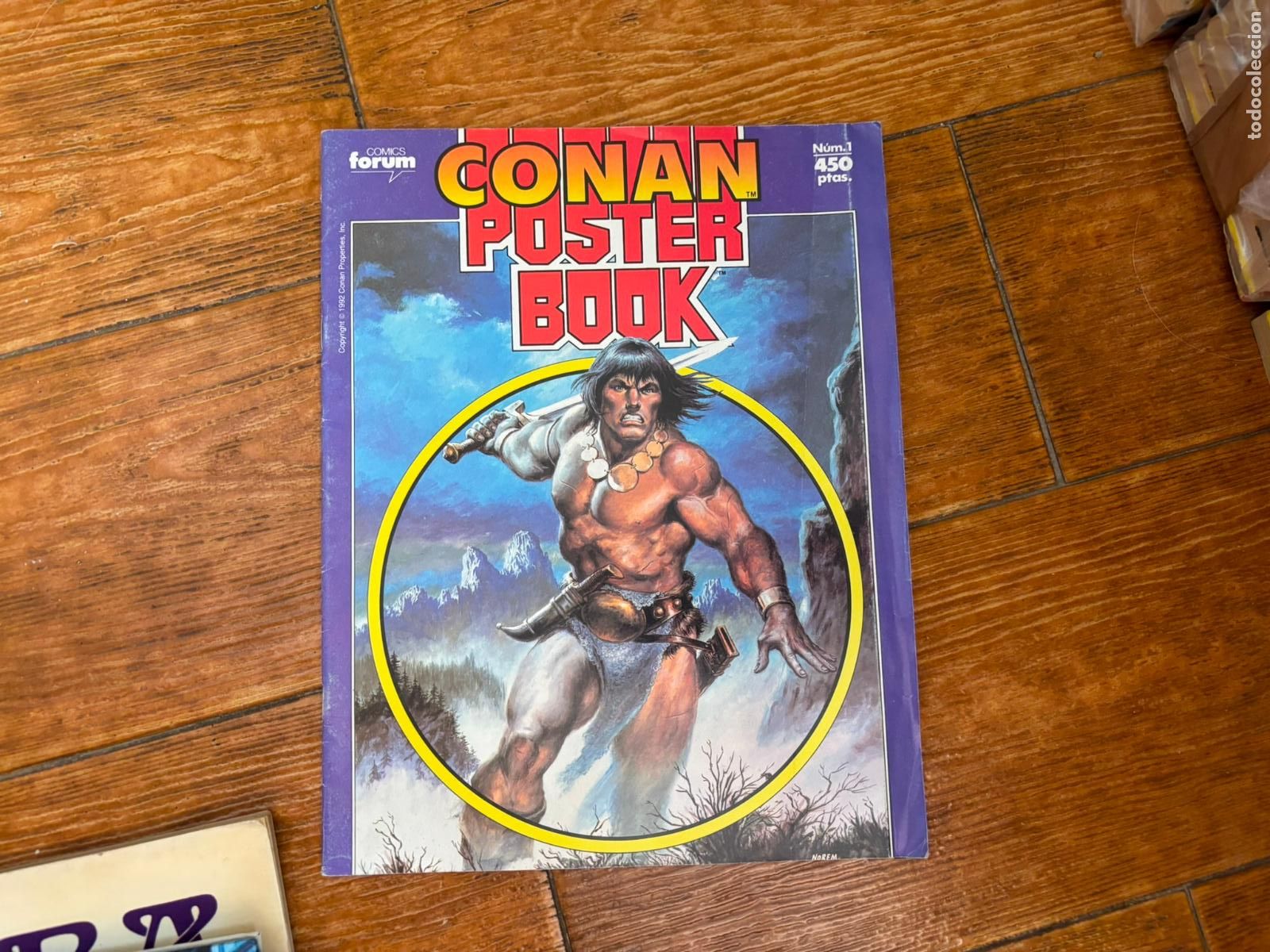 C&oacute;mics: CONAN POSTER BOOK - N&ordm; 1 EDICIONES FORUM - 1992 - Foto 1
