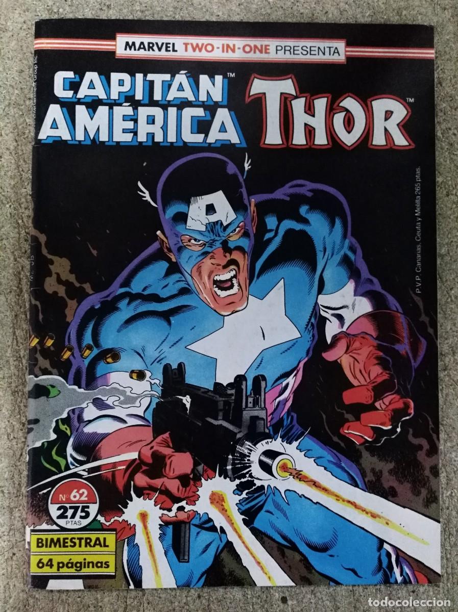 C&oacute;mics: Marvel Two In One Capitan America/Thor 62.Vol.1.Marvel.Forum