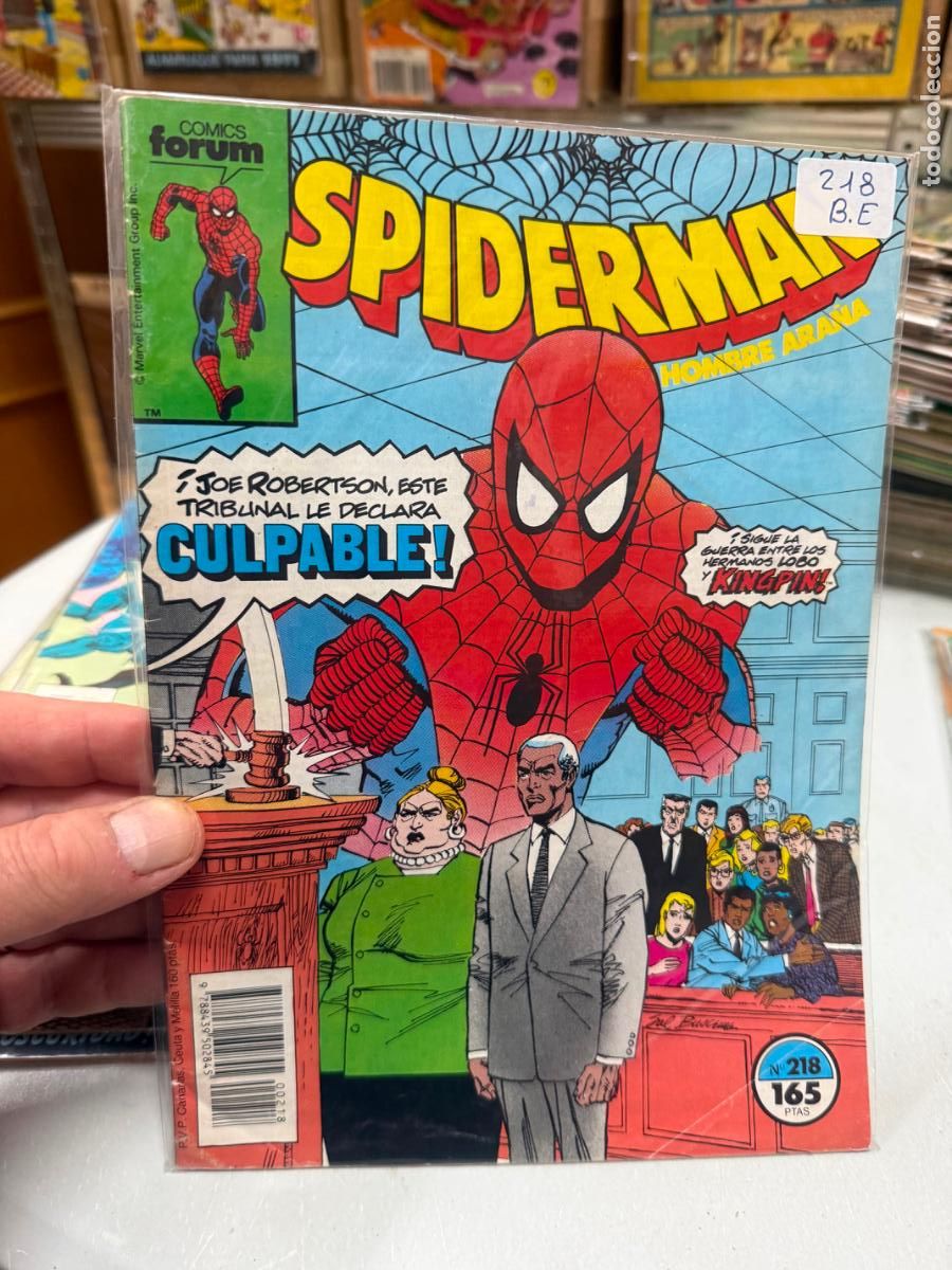 C&oacute;mics: SPIDERMAN EDITORIAL FORUM NUMERO 218