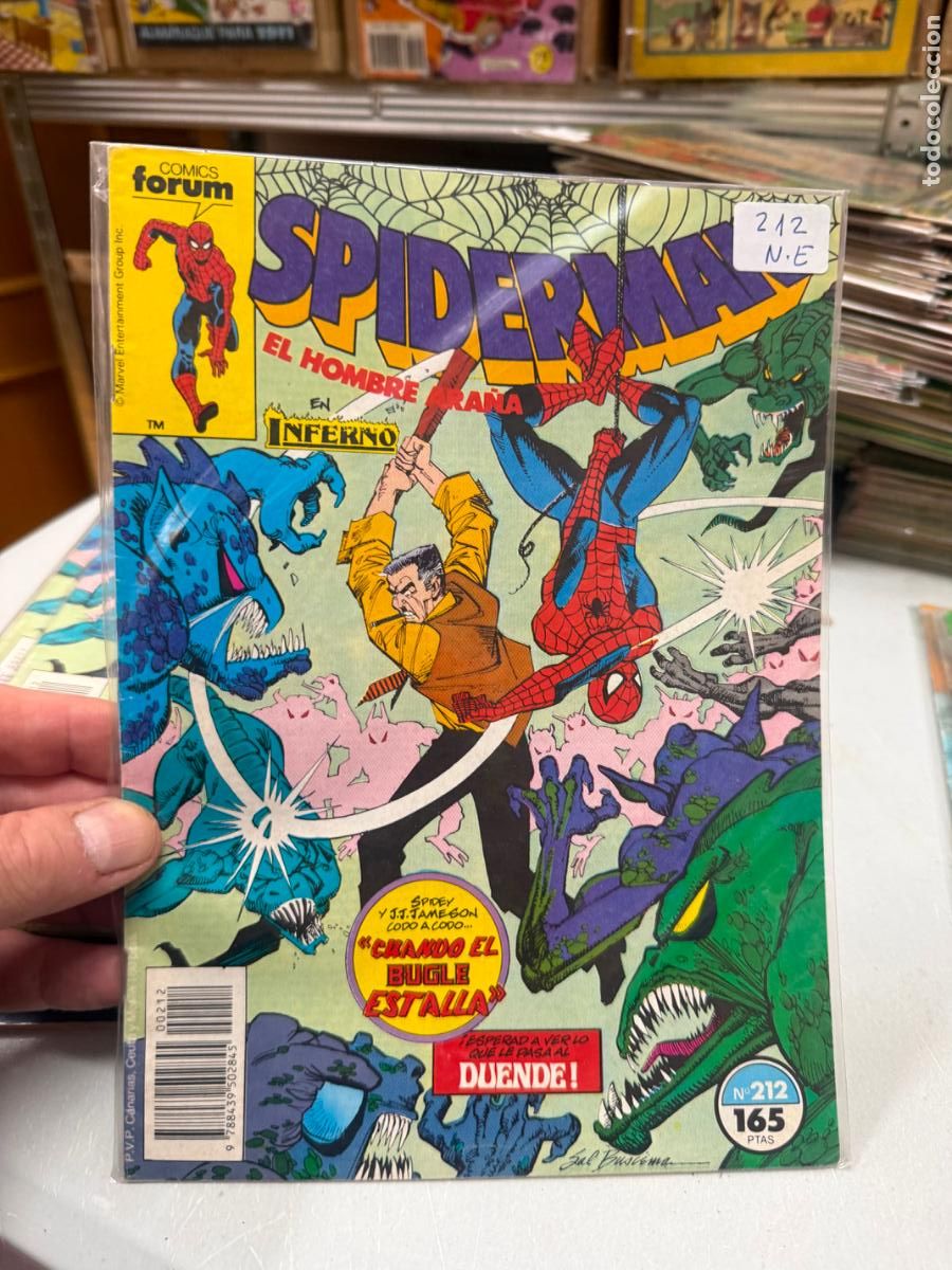 C&oacute;mics: SPIDERMAN EDITORIAL FORUM NUMERO 212