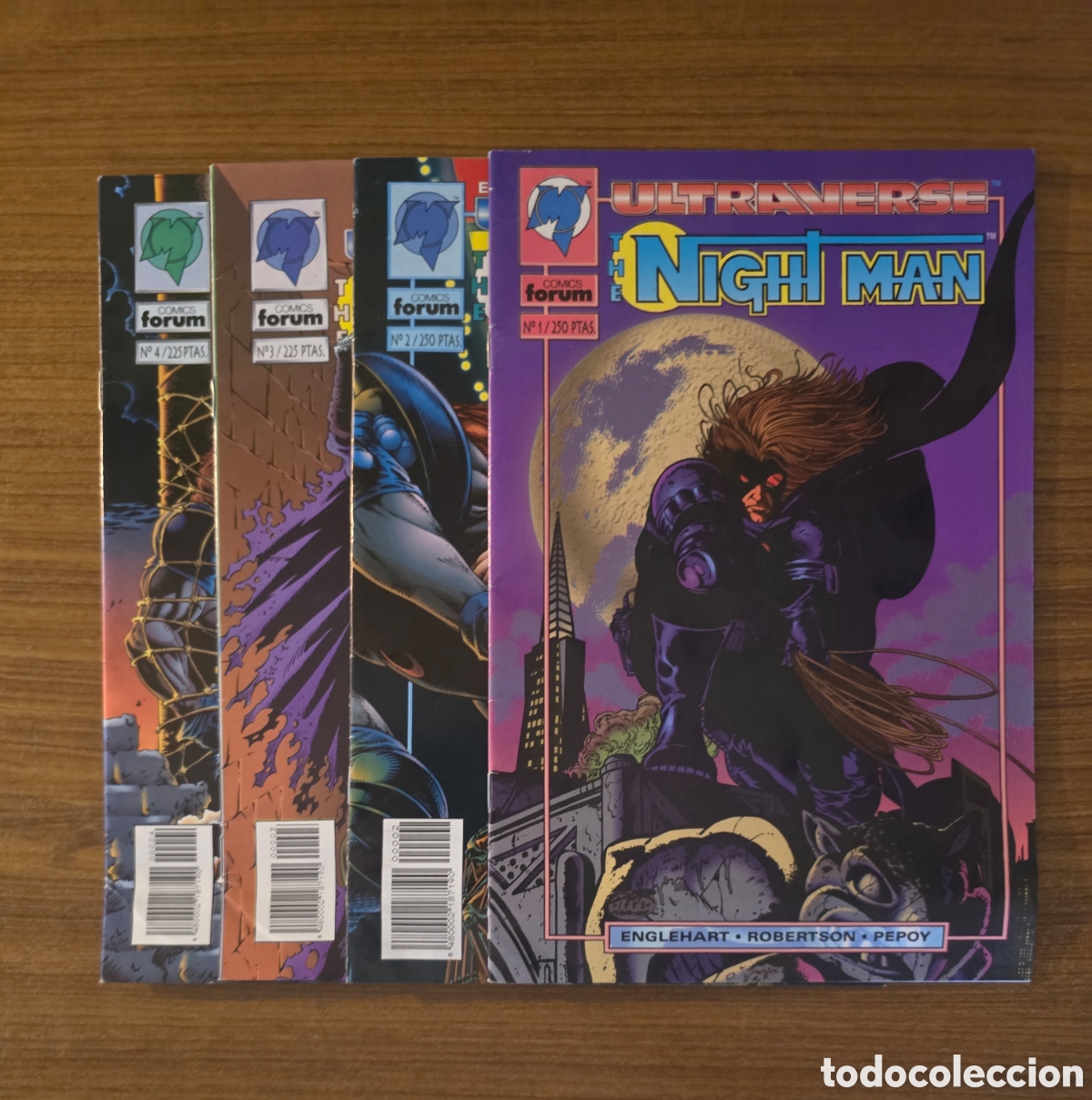 C&oacute;mics: NIGHT MAN,ULTRAVERSE,NUMEROS 1,2,3 Y 4,(COMIC FORUM) - Foto 1