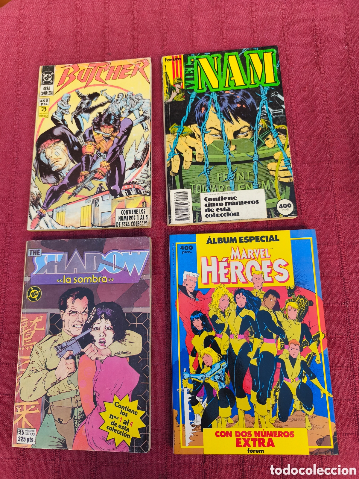 Comics: RETAPADO VIETNAM 21 AL 25-RETAPADO THE SHADO-RETAPADO BUTCHER OBRA COMPLETA-MARVEL HEROES EXTRAFORUM