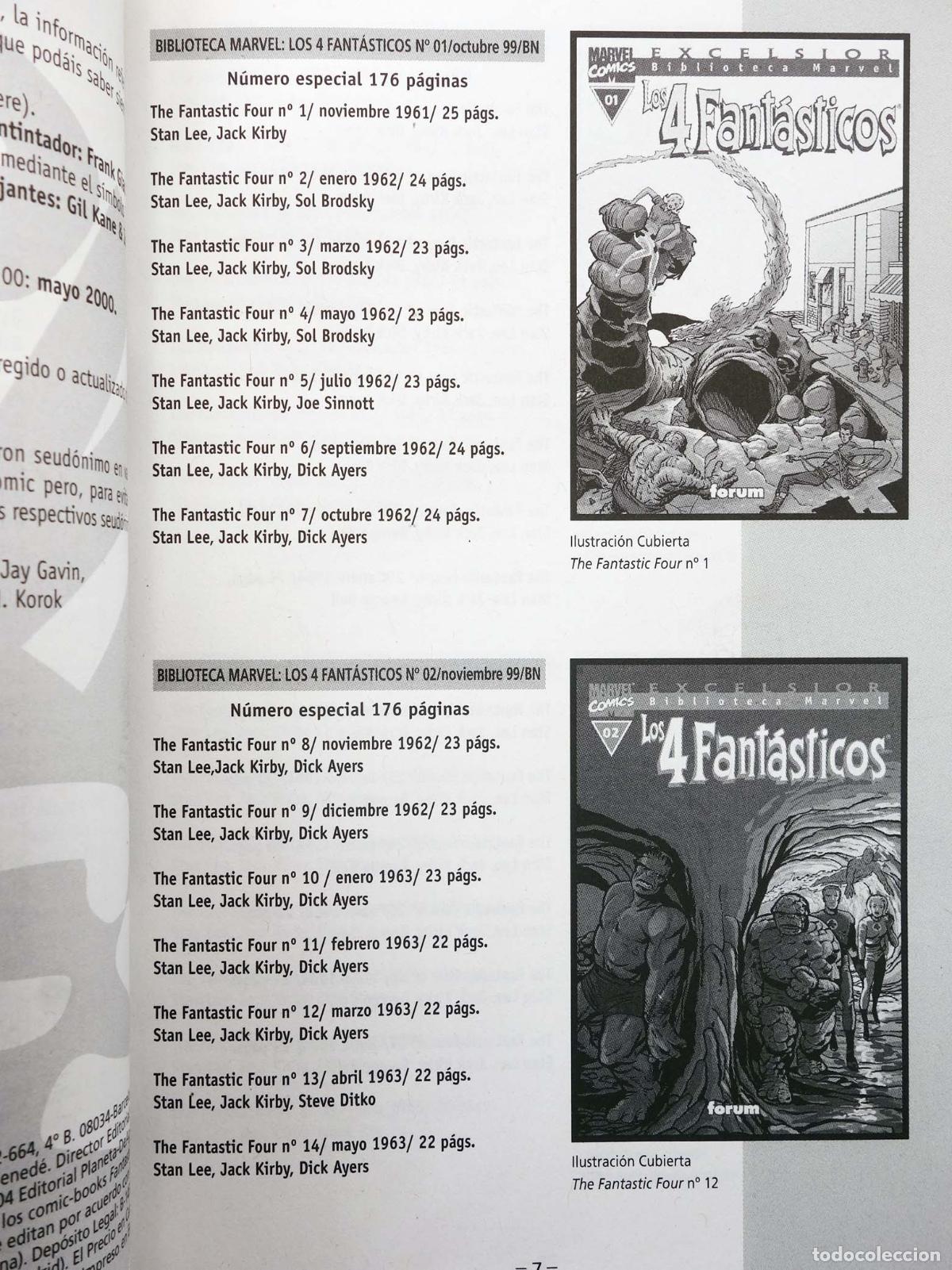 C&oacute;mics: BIBLIOTECA MARVEL EXCELSIOR: &Iacute;NDICE. Forum, 2002 - Foto 3