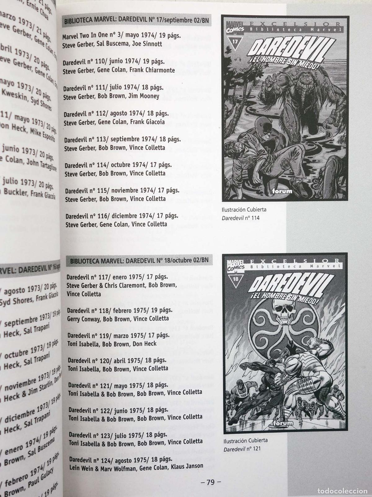 C&oacute;mics: BIBLIOTECA MARVEL EXCELSIOR: &Iacute;NDICE. Forum, 2002 - Foto 4