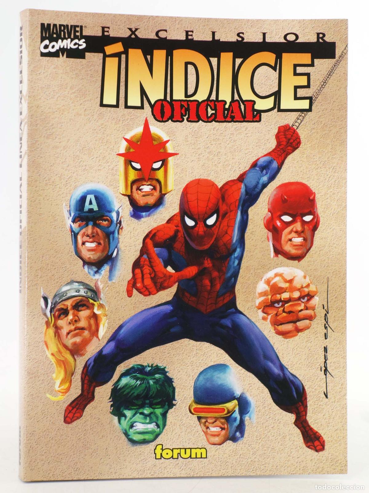 C&oacute;mics: BIBLIOTECA MARVEL EXCELSIOR: &Iacute;NDICE. Forum, 2002