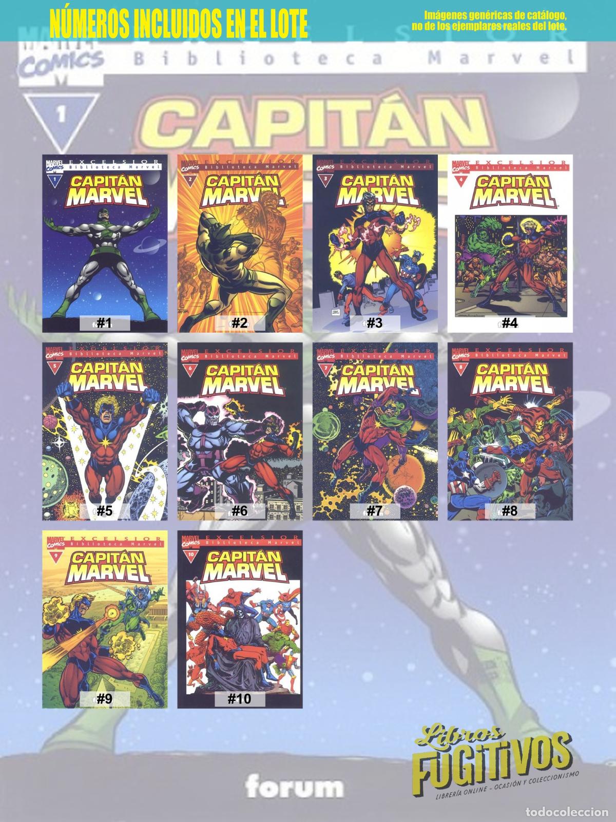 C&oacute;mics: BIBLIOTECA MARVEL EXCELSIOR: CAPITAN MARVEL 1 A 10. COMPLETA. Forum, 2002 - Foto 3