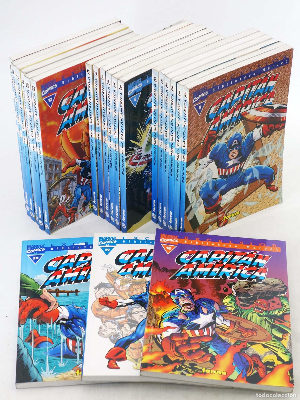 C&oacute;mics: BIBLIOTECA MARVEL EXCELSIOR: CAPITAN AM&Eacute;RICA 1 A 20. COMPLETA. Forum, 1999
