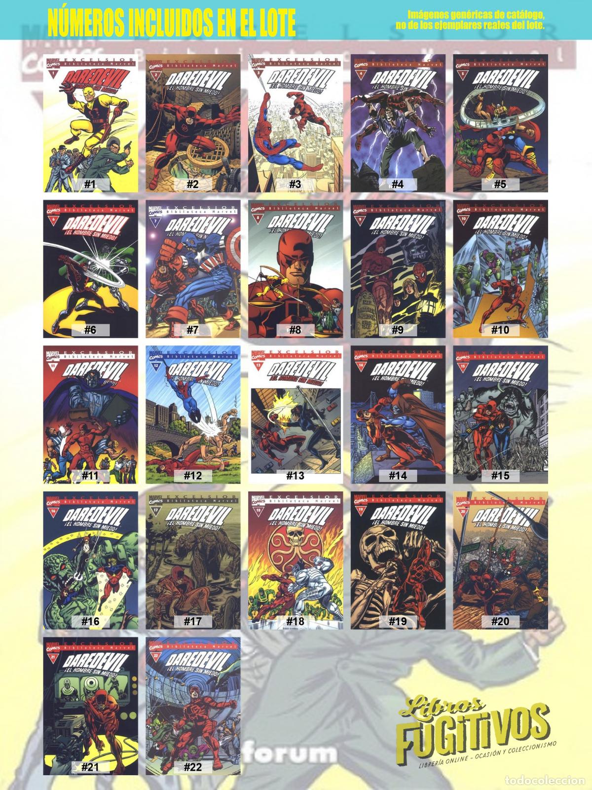 C&oacute;mics: BIBLIOTECA MARVEL EXCELSIOR: DAREDEVIL 1 A 22. COMPLETA. Forum, 2001 - Foto 3