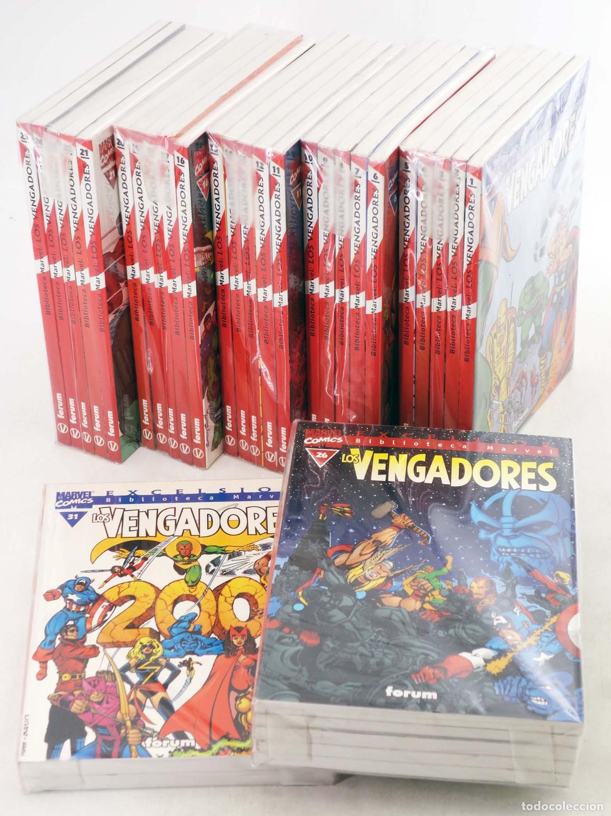 C&oacute;mics: BIBLIOTECA MARVEL EXCELSIOR: LOS VENGADORES 1 A 32. COMPLETA. Forum, 1999