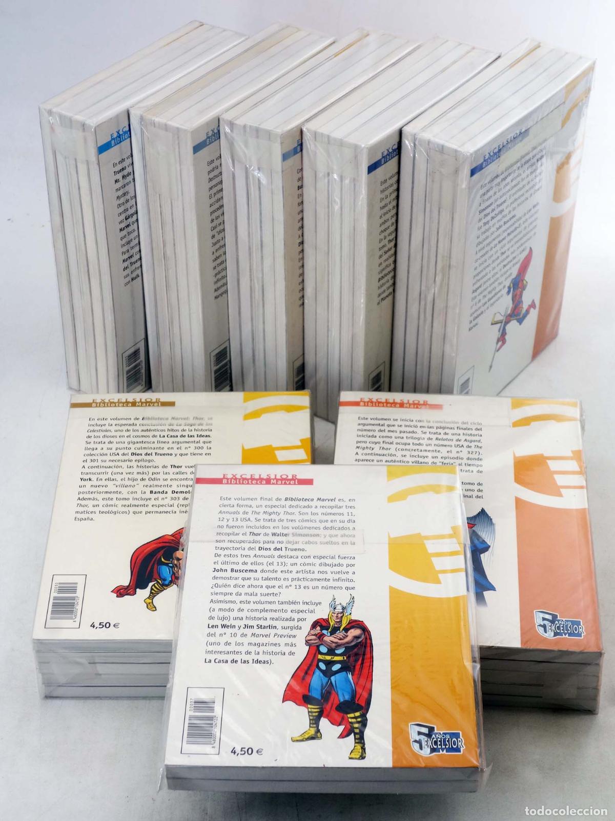 C&oacute;mics: BIBLIOTECA MARVEL EXCELSIOR: THOR 1 A 37. COMPLETA. Forum, 2001 - Foto 2
