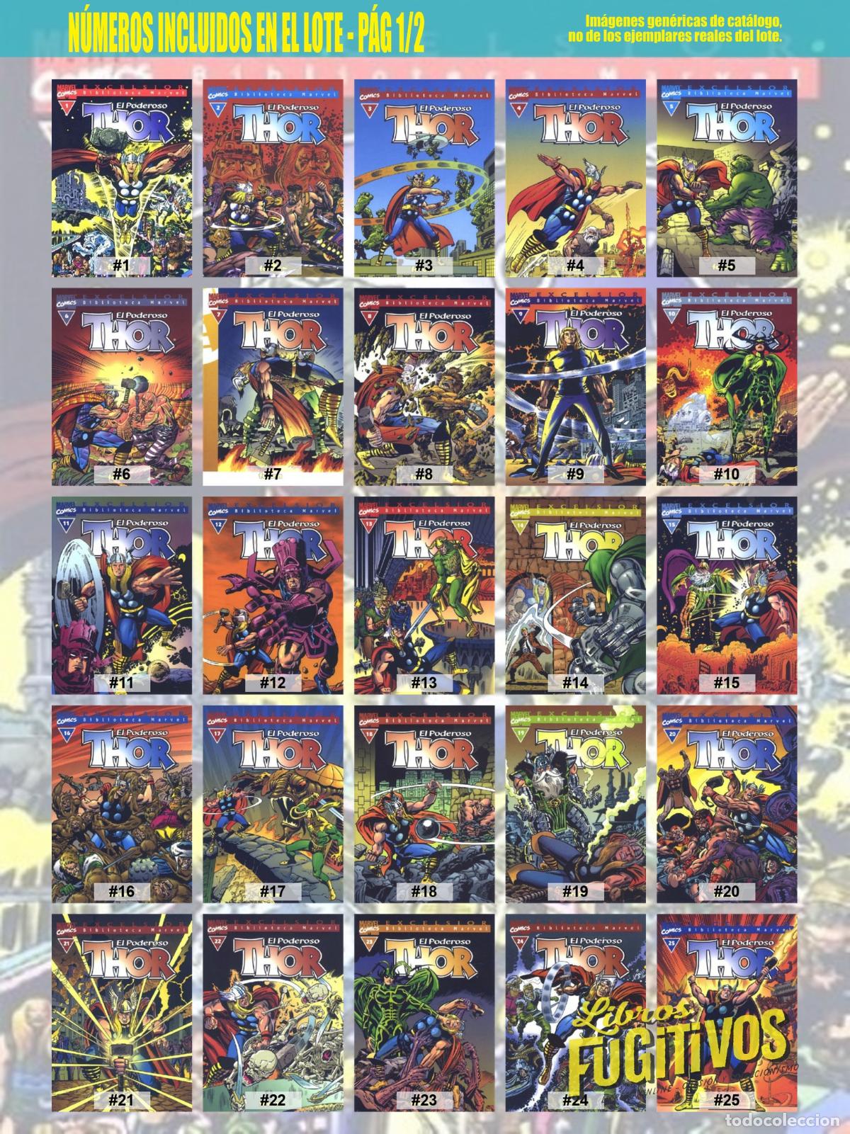 C&oacute;mics: BIBLIOTECA MARVEL EXCELSIOR: THOR 1 A 37. COMPLETA. Forum, 2001 - Foto 3
