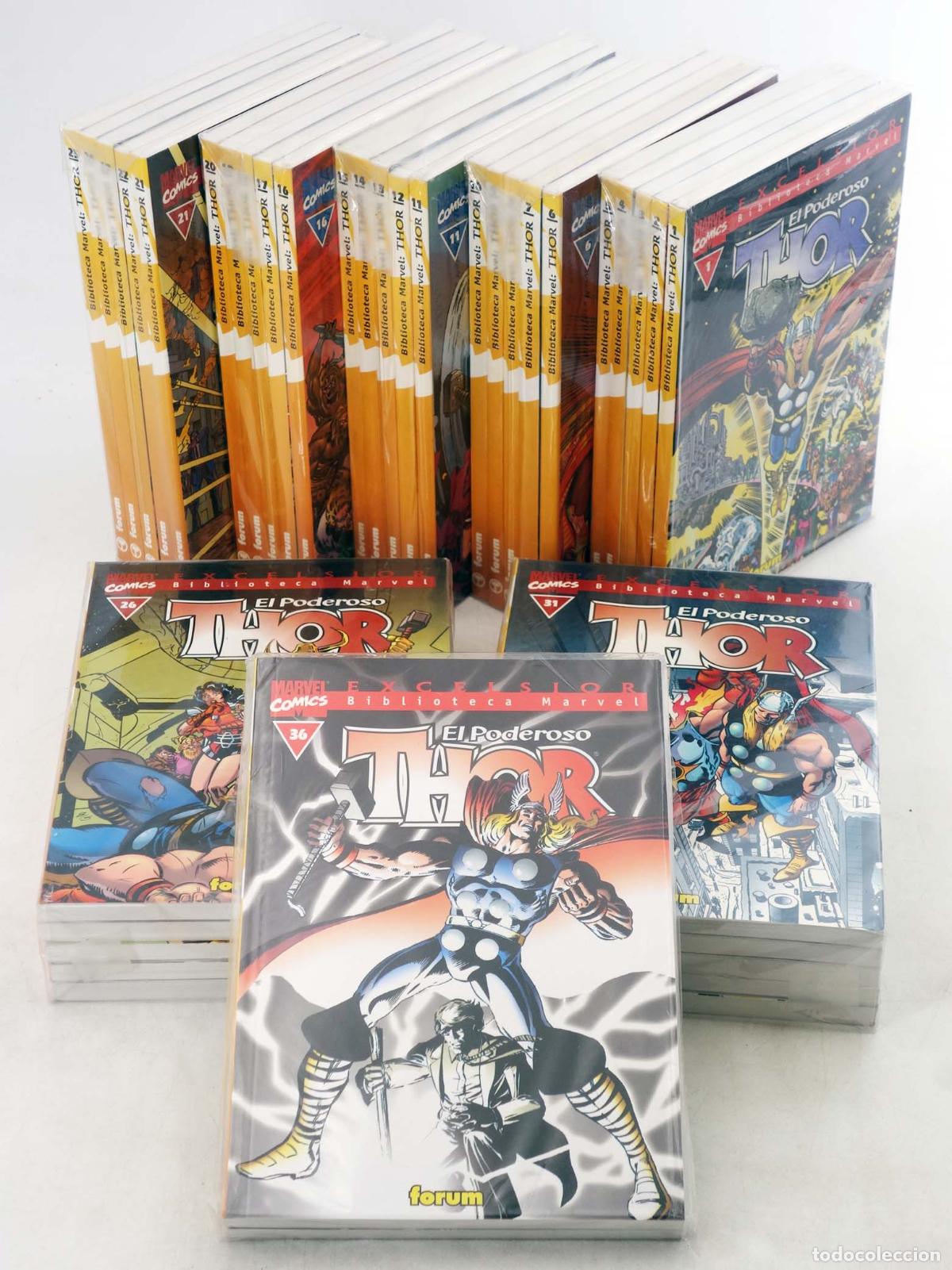 C&oacute;mics: BIBLIOTECA MARVEL EXCELSIOR: THOR 1 A 37. COMPLETA. Forum, 2001