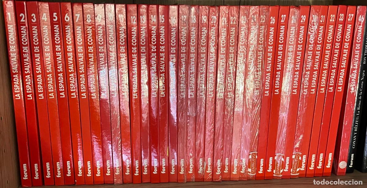 C&oacute;mics: LA ESPADA SALVAJE DE CONAN 1-33 + EDICI&Oacute;N COLECCIONISTAS TOMOS ROJOS