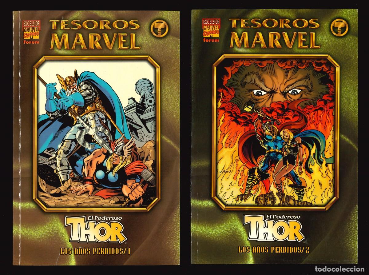 C&oacute;mics: THOR. LOS A&Ntilde;OS PERDIDOS - PLANETA-DEAGOSTINI / COLECCI&Oacute;N COMPLETA (TESOROS MARVEL N&Uacute;MEROS 9 y 10)
