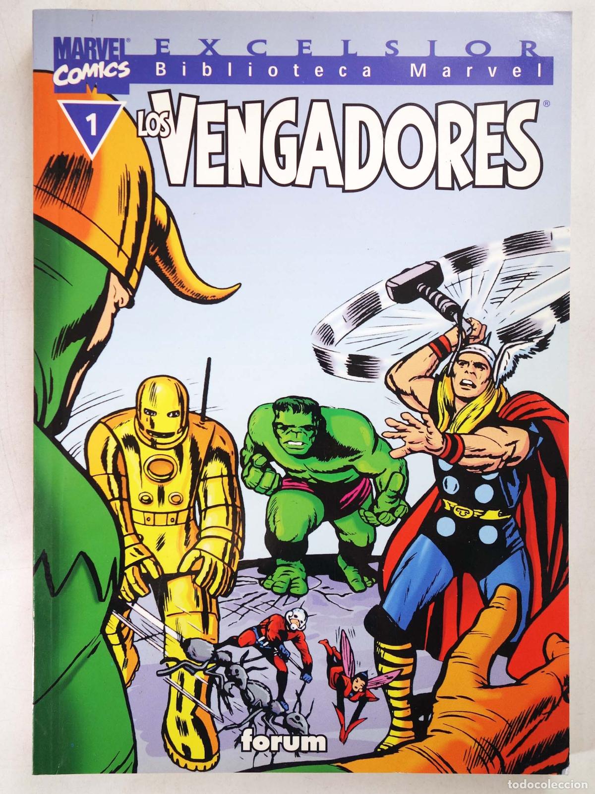Comics: BIBLIOTECA MARVEL EXCELSIOR: LOS VENGADORES 1 (Stan Lee/Jack Kirby) Forum, 1999
