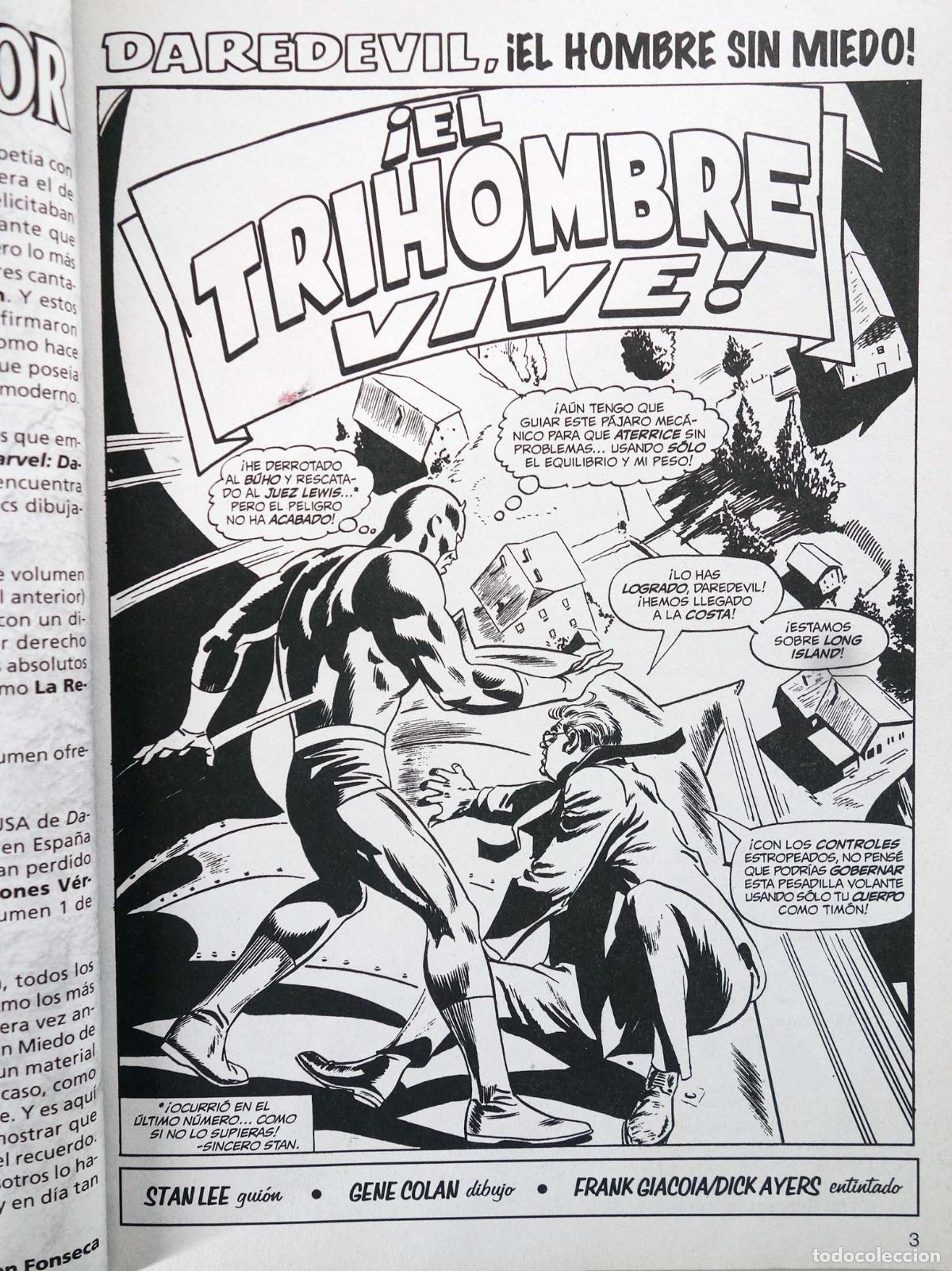 C&oacute;mics: BIBLIOTECA MARVEL EXCELSIOR: DAREDEVIL 4 (Stan Lee/Gene Colan) Forum, 2001 - Foto 4