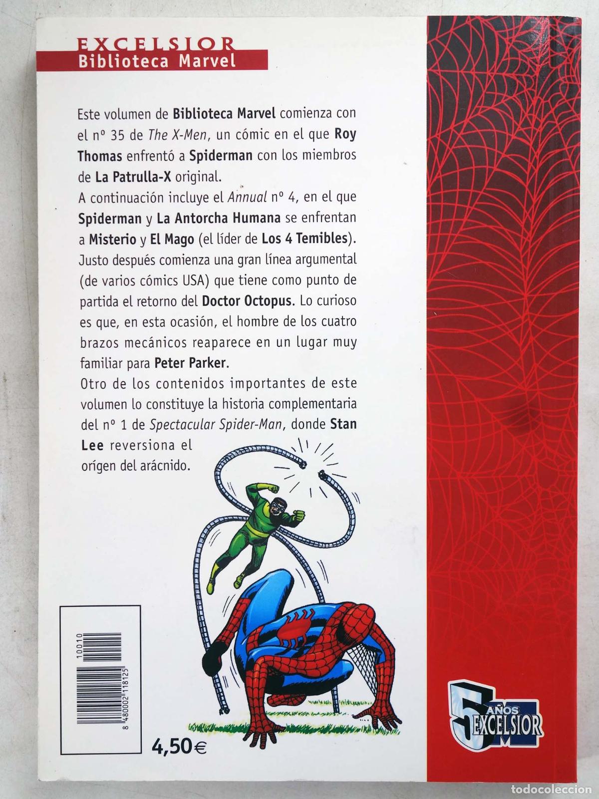 C&oacute;mics: BIBLIOTECA MARVEL EXCELSIOR: SPIDERMAN 10 (Roy Thomas/Werner Roth) Forum, 2004 - Foto 2