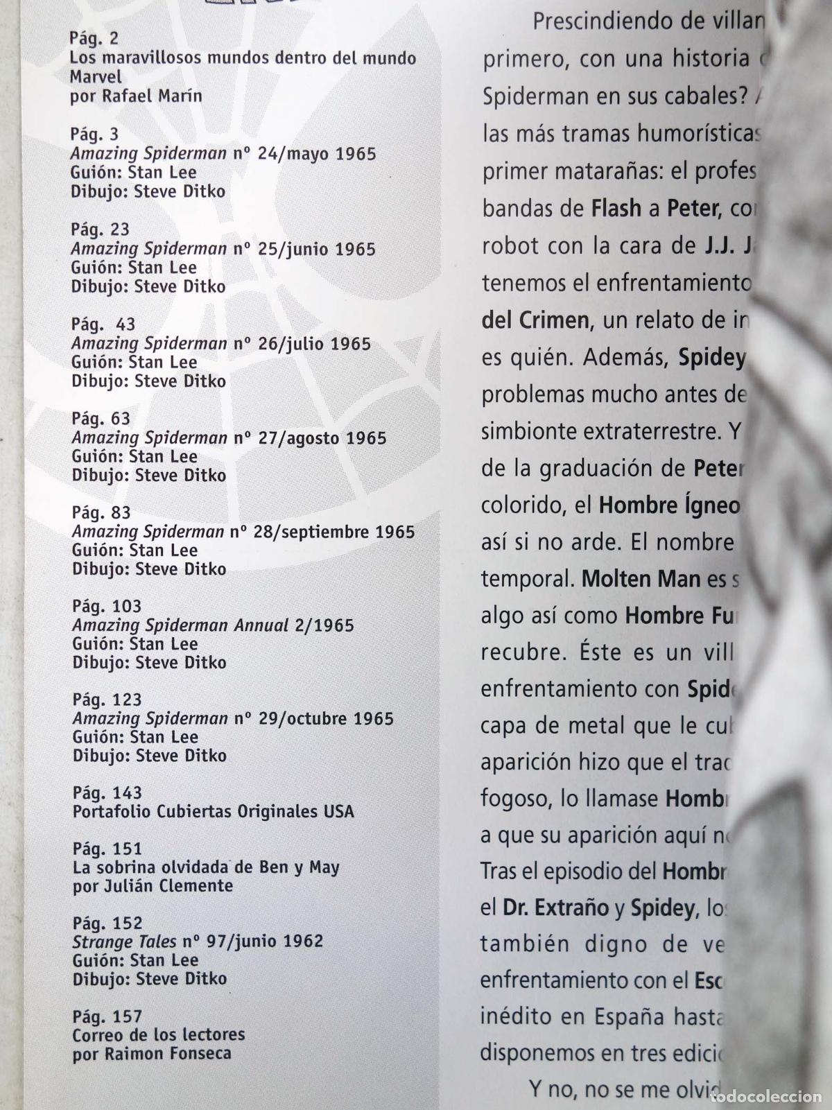 C&oacute;mics: BIBLIOTECA MARVEL EXCELSIOR: SPIDERMAN 5 (Stan Lee/Steve Ditko) Forum, 2003 - Foto 3