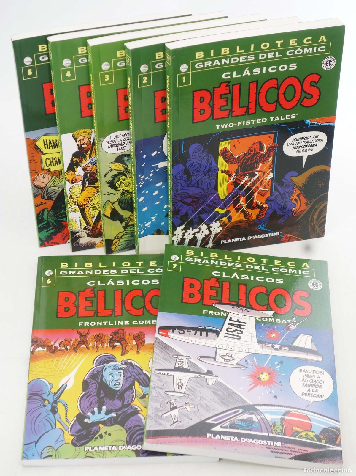 C&oacute;mics: BIBLIOTECA GRANDES DEL C&Oacute;MIC EC: CL&Aacute;SICOS B&Eacute;LICOS 1 A 7. COMPLETA. Forum, 2004