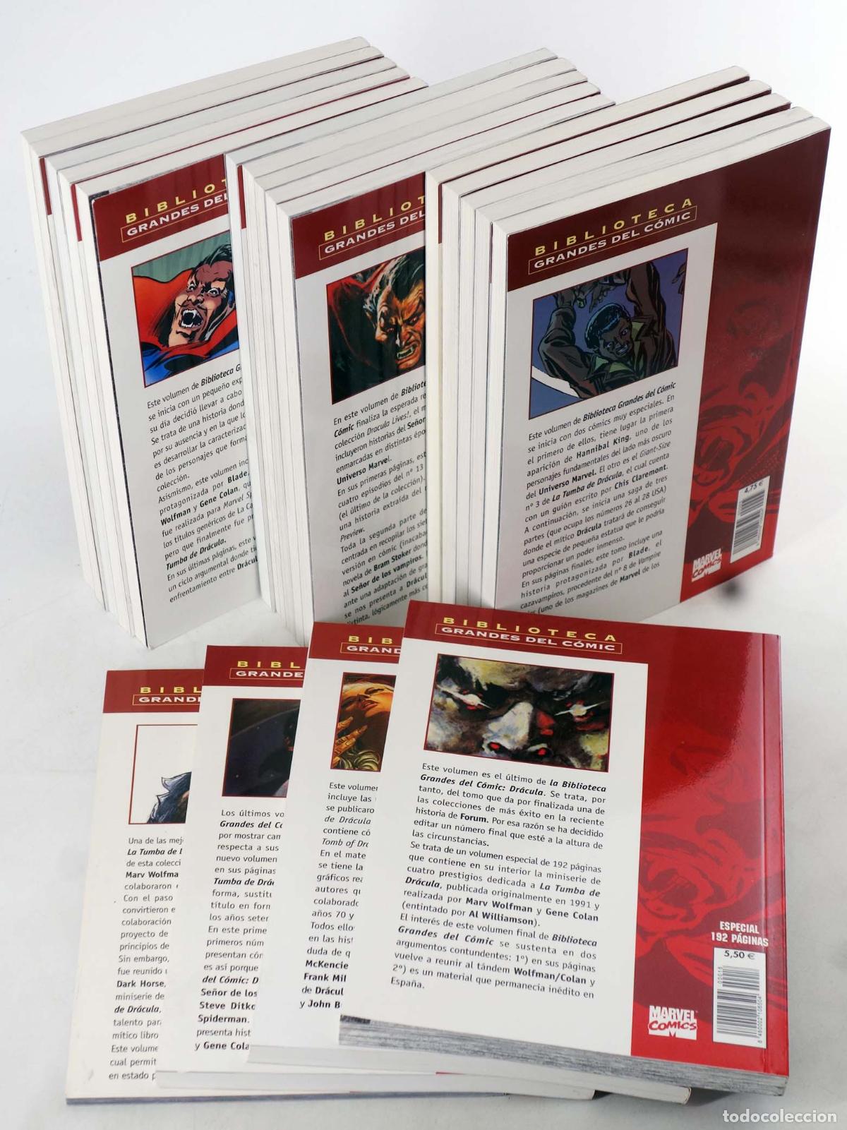 C&oacute;mics: BIBLIOTECA GRANDES DEL C&Oacute;MIC: DRACULA 1 A 18. COMPLETA, M&Aacute;S EXTRA. Forum, 2002 - Foto 2