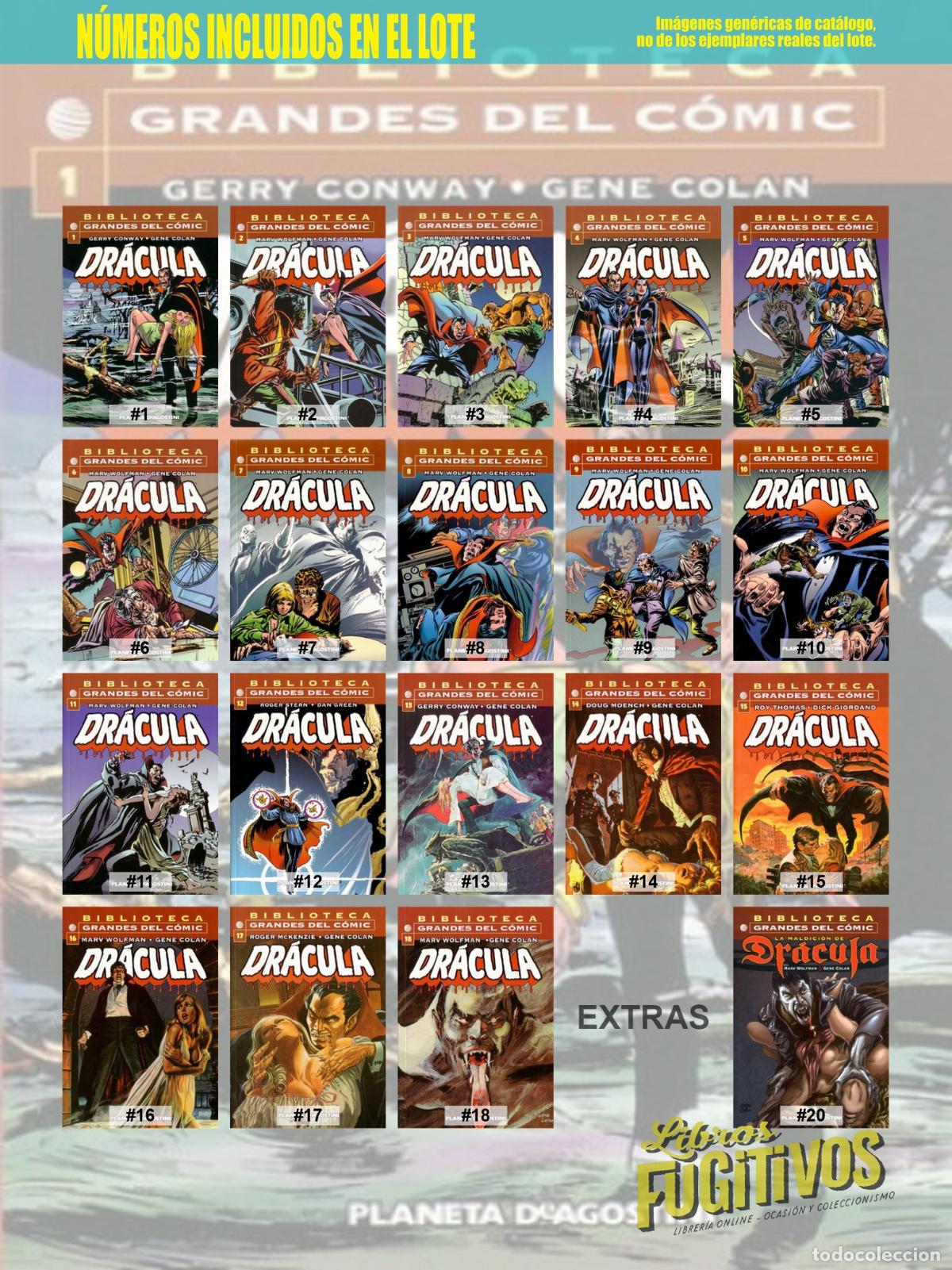 C&oacute;mics: BIBLIOTECA GRANDES DEL C&Oacute;MIC: DRACULA 1 A 18. COMPLETA, M&Aacute;S EXTRA. Forum, 2002 - Foto 3