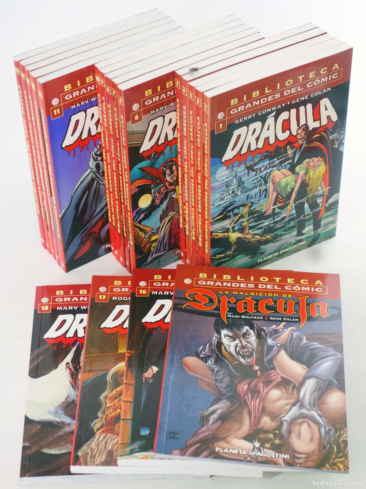C&oacute;mics: BIBLIOTECA GRANDES DEL C&Oacute;MIC: DRACULA 1 A 18. COMPLETA, M&Aacute;S EXTRA. Forum, 2002