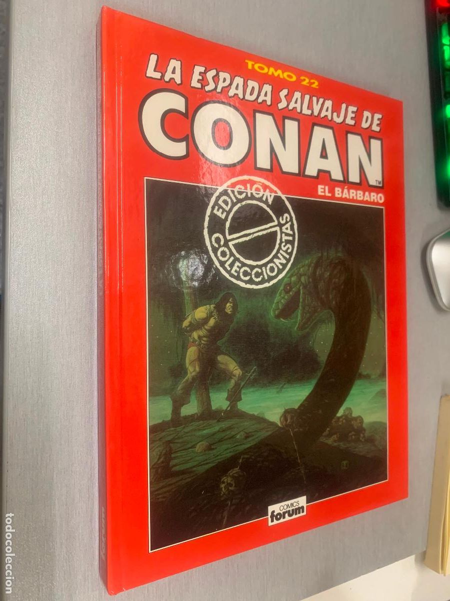 C&oacute;mics: LA ESPADA SALVAJE DE CONAN EL B&Aacute;RBARO TOMO ROJO N&ordm; 22 / EDICI&Oacute;N COLECCIONISTAS - FORUM