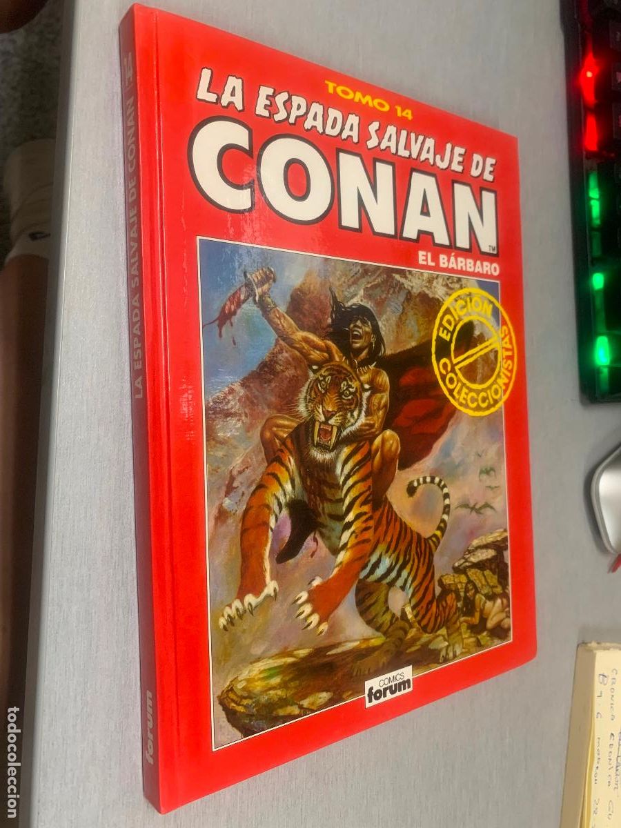 C&oacute;mics: LA ESPADA SALVAJE DE CONAN EL B&Aacute;RBARO TOMO ROJO N&ordm; 14 / EDICI&Oacute;N COLECCIONISTAS - FORUM