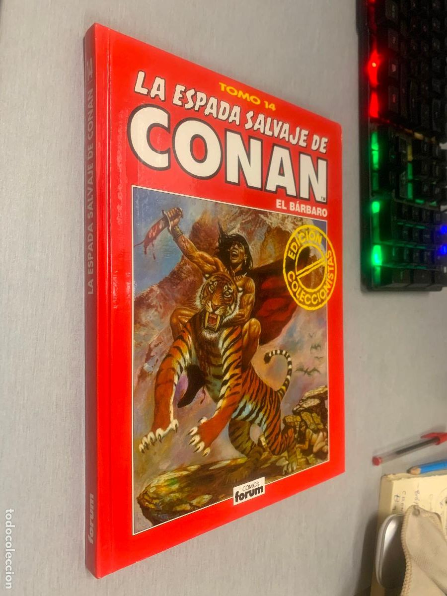 C&oacute;mics: LA ESPADA SALVAJE DE CONAN EL B&Aacute;RBARO TOMO ROJO N&ordm; 14 / EDICI&Oacute;N COLECCIONISTAS - FORUM