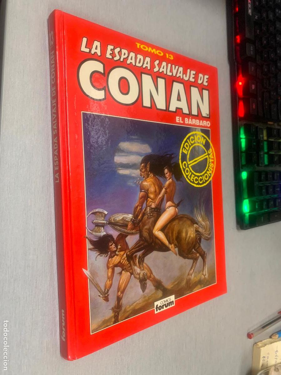 C&oacute;mics: LA ESPADA SALVAJE DE CONAN EL B&Aacute;RBARO TOMO ROJO N&ordm; 13 / EDICI&Oacute;N COLECCIONISTAS - FORUM