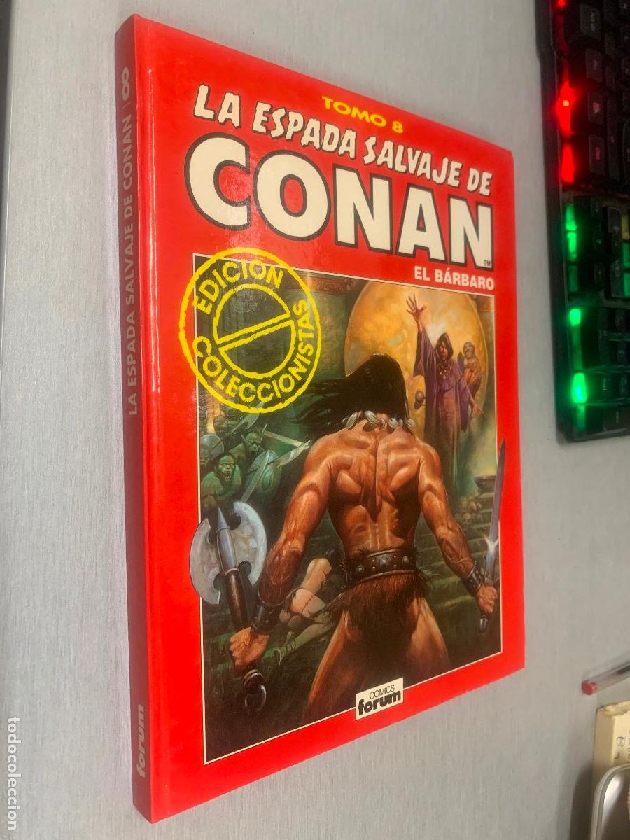 C&oacute;mics: LA ESPADA SALVAJE DE CONAN EL B&Aacute;RBARO TOMO ROJO N&ordm; 8 / EDICI&Oacute;N COLECCIONISTAS - FORUM