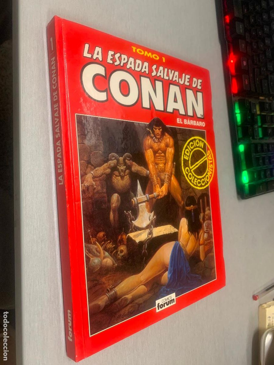 C&oacute;mics: LA ESPADA SALVAJE DE CONAN EL B&Aacute;RBARO TOMO ROJO N&ordm; 1 / EDICI&Oacute;N COLECCIONISTAS - FORUM