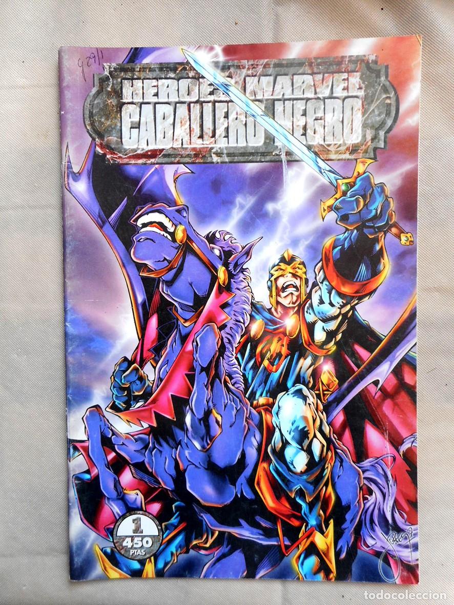 C&oacute;mics: H&Eacute;ROES MARVEL N&ordm;1 CABALLERO NEGRO (FORUM-ENERO 1998) ROY THOMAS - GLENN HERDLING