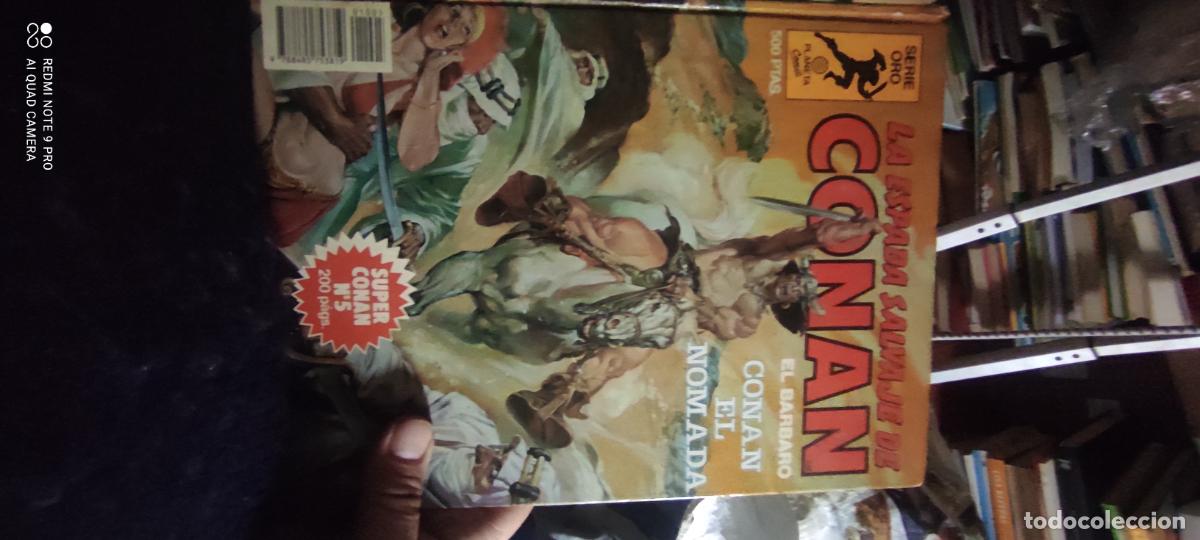 C&oacute;mics: LA ESPADA SALVAJE DE CONAN EL B&Aacute;RBARO N&ordm; 5 CONAN EL N&Oacute;MADA SERIE ORO F&Oacute;RUM A&Ntilde;O 1990