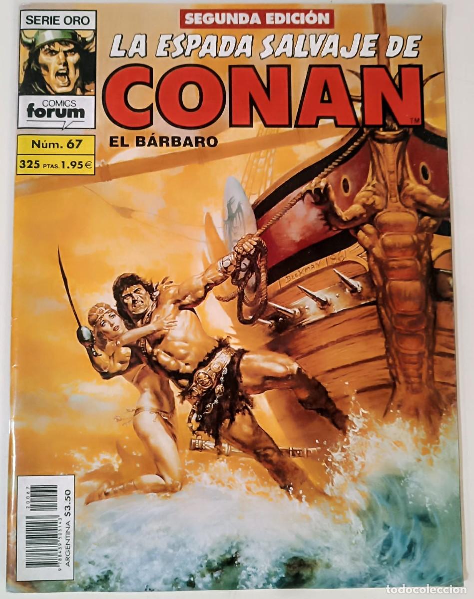 C&oacute;mics: Savage Sword of Conan #67 (La Espada Salvaje) - Serie Oro Forum - MINT