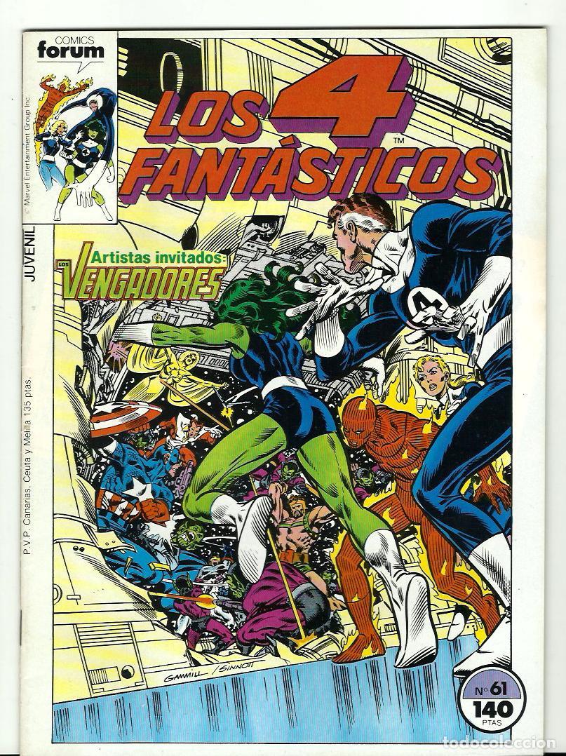 C&oacute;mics: LOS 4 FANTASTICOS N&ordm; 61 - COMICS FORUM - Foto 1