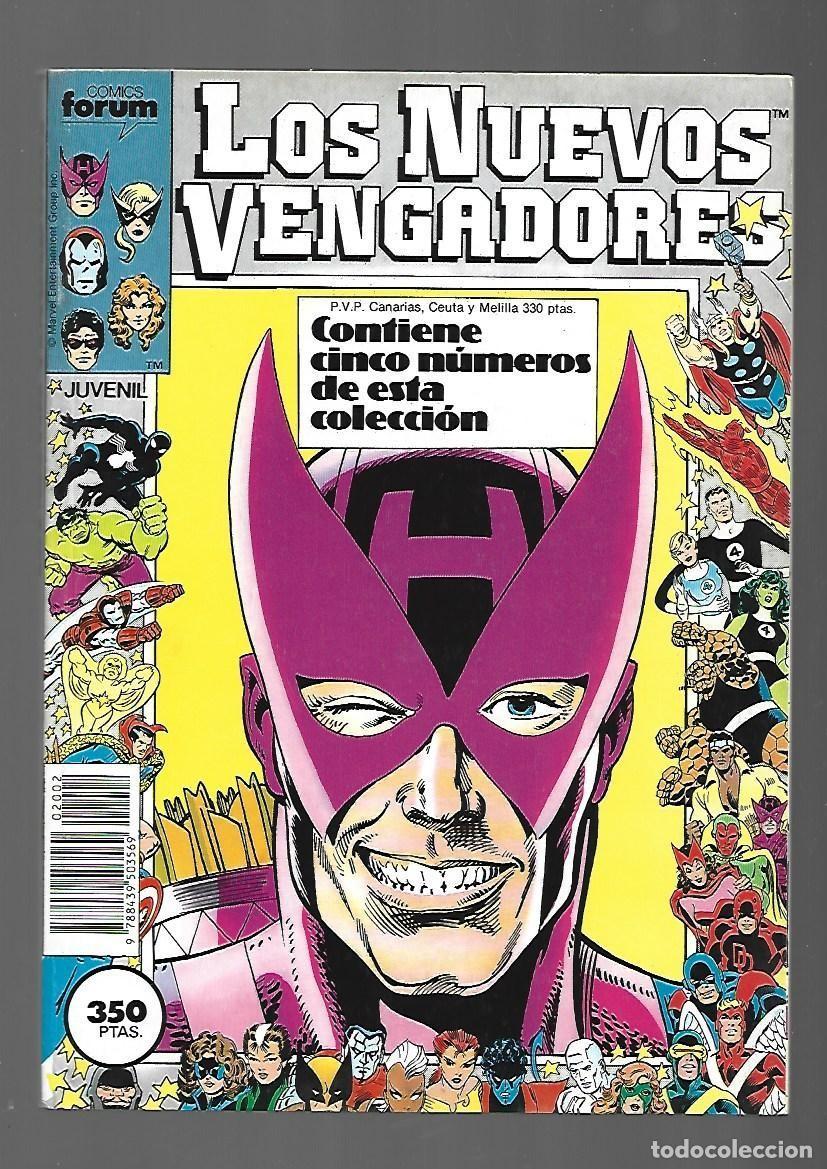 C&oacute;mics: Los Nuevos Vengadores, tomo retapado (11 al 15), 1987, Forum, muy buen estado