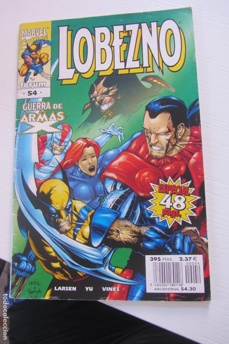 C&oacute;mics: LOBEZNO VOL. 2 N&ordm; 54 ESPECIAL 48 PAGINAS FORUM Arx123