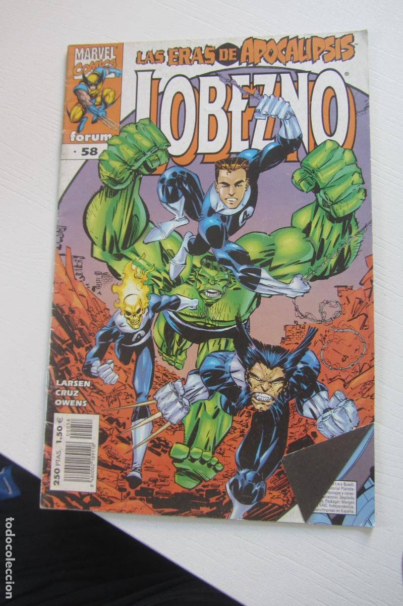C&oacute;mics: LOBEZNO VOL. 2 N&ordm; 58 FORUM Arx123 - Foto 1