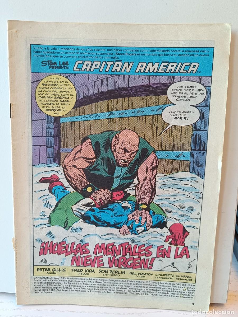 C&oacute;mics: CAPITAN AMERICA NUMERO 7 VOLUMEN 1 &iexcl;&iexcl;VER FOTOS!! FORUM